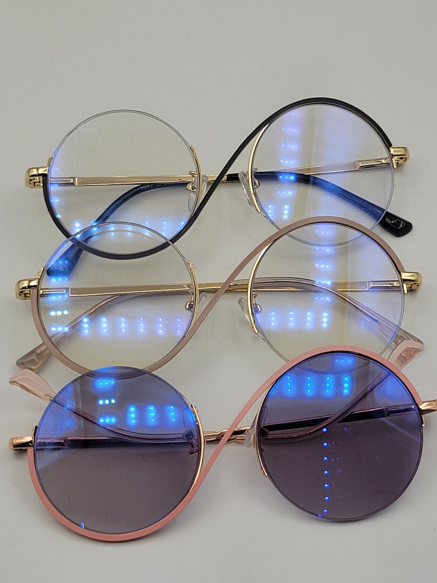 Lunettes anti reflet S rond