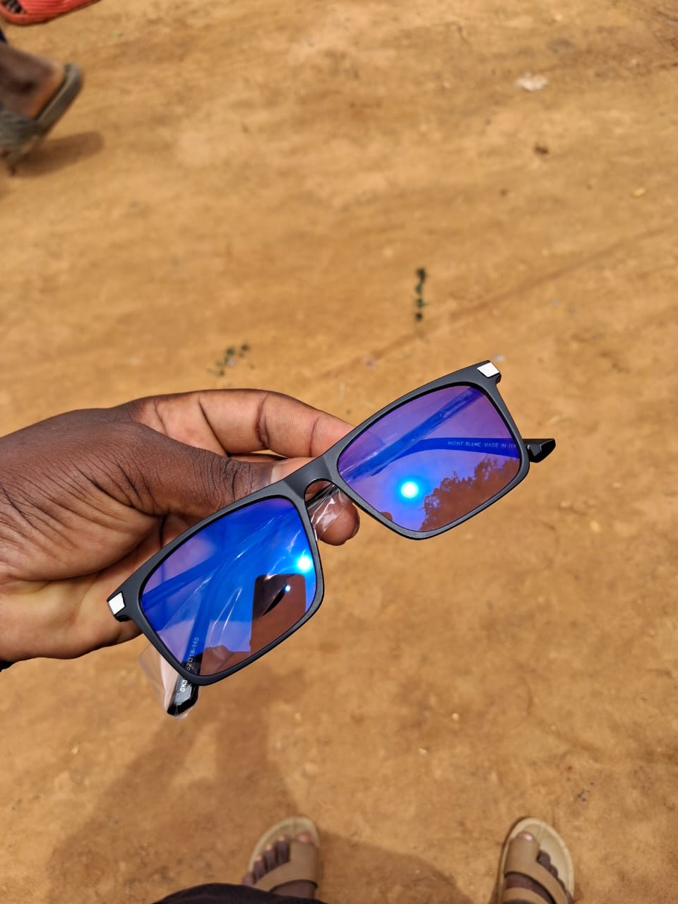 Lunettes anti reflet rectangulaire