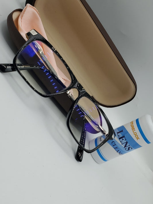 Lunettes anti reflet rectangulaire