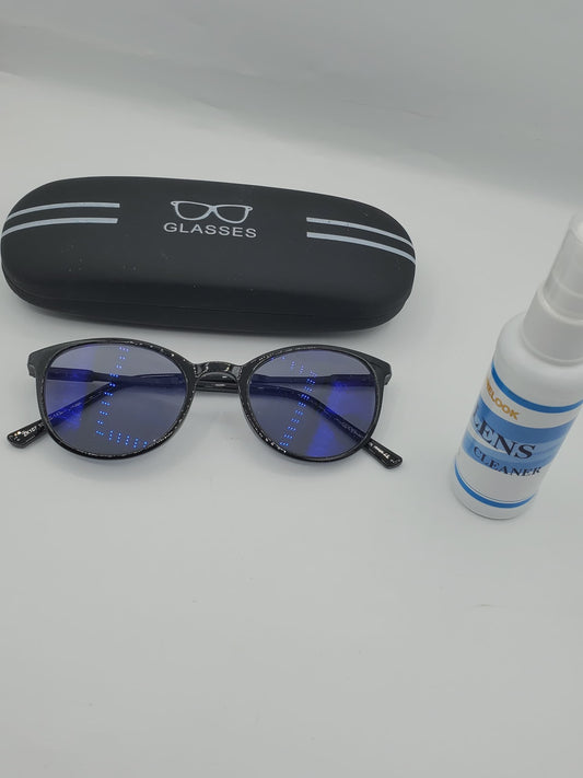 Lunettes anti reflet rondes