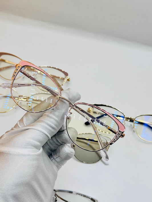 Lunettes anti reflet Cat-eye glamour