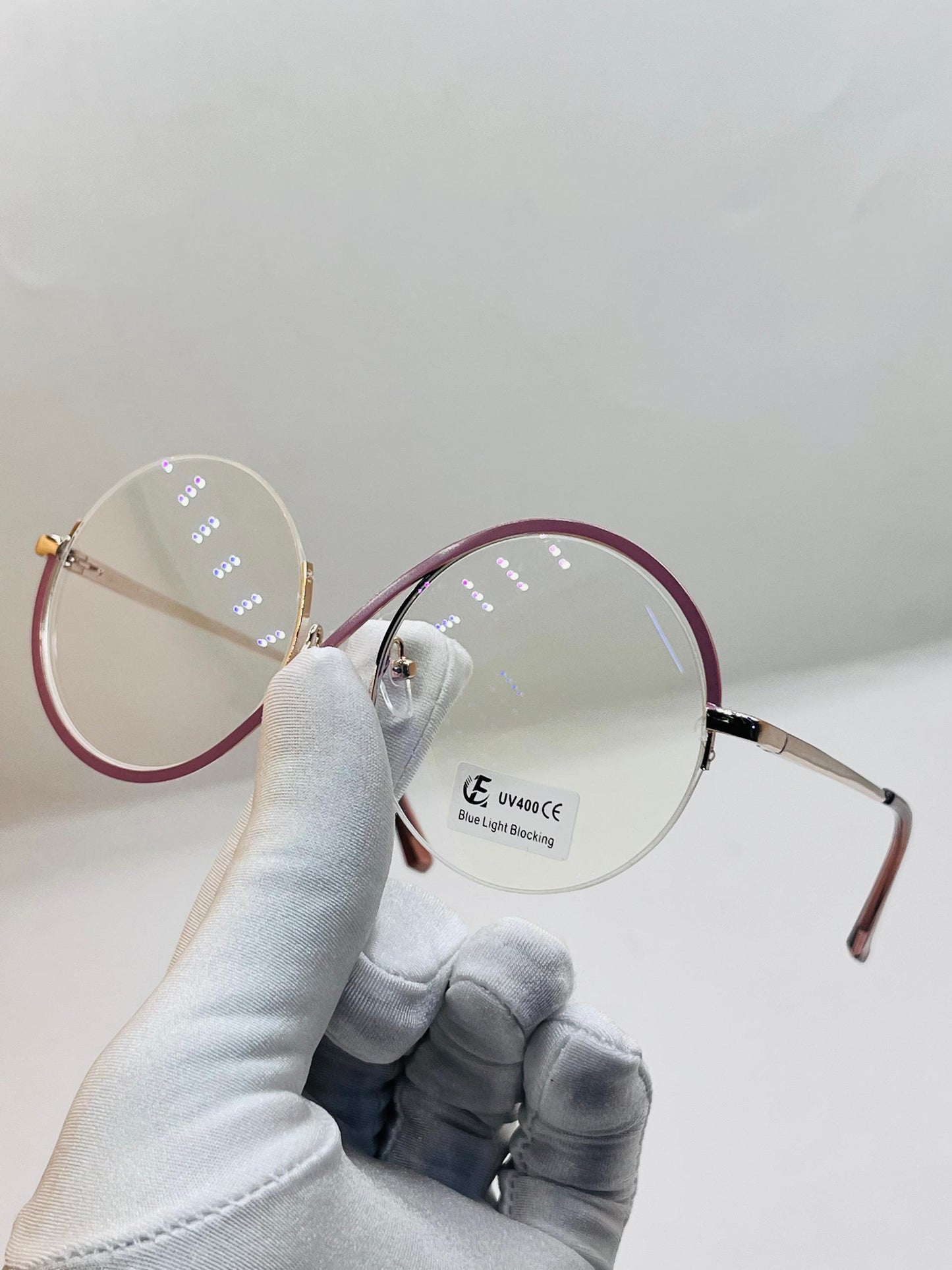 Lunettes anti reflet S rond